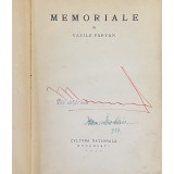 MEMORIALE-VASILE PARVANU 1923