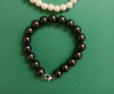 Bratara perle negre Tahiti--diametru perla 10mm-