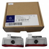 Set Holograme Logo Usa Fata Oe Mercedes-Benz ML-Class W166 2011-2015 A1668205900, Mercedes Benz