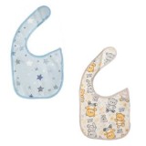 Bavete Textile Bej Ciel cu Model Ursuleti Stele Teddy Bear pentru Nou-nascuti, CMCLASS