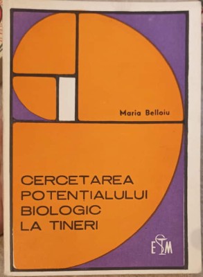 CERCETAREA POTENTIALULUI BIOLOGIC LA TINERI-MARIA BELLOIU-228059 foto