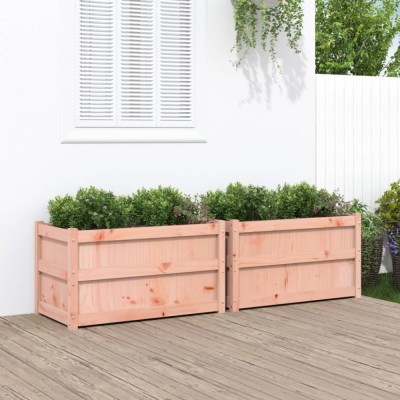 Gossi jardiniere de gradina, 2 buc., lemn masiv douglas foto