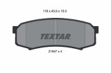 TEXTAR 2194701 set placute frana,frana disc