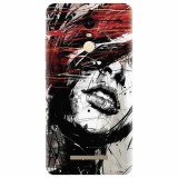 Husa silicon pentru Xiaomi Remdi Note 3, Byroglyphics Woman Drawing