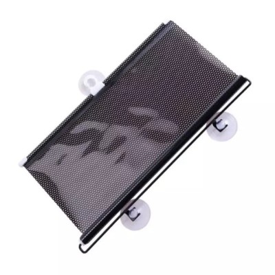 Parasolar Auto Retractabil Universal, Pliabil, Tip Rulou cu Protectie UV, pentru Parbriz sau Geam Lateral, 58 x 125cm foto