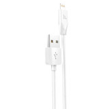 Cumpara ieftin Cablu de date Hoco Lightning, pentru iPhone 14 13 12 11 Pro Max, X1 Rapid, 2 Metri, 2.1A - Alb