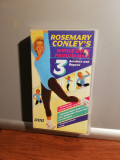 caseta VHS Originala fitness ROSEMARY CONLEY&#039;S vol 3 - (1991/FOX/UK) - ca Noua