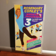 caseta VHS Originala fitness ROSEMARY CONLEY'S vol 3 - (1991/FOX/UK) - ca Noua