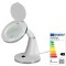 Lupă de masă cu iluminare LED 3dpt/12dpt &Oslash;95mm 5W 230V