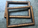 arta / design / vintage - Doua rame din lemn pentru fotografii sau diverse lucruri !