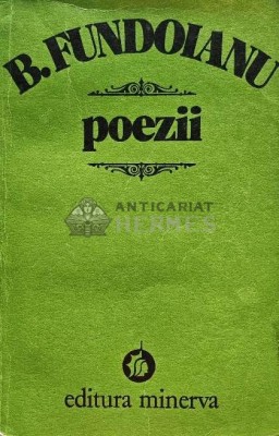 Poezii - 1978 - B. Fundoianu (AJ131) foto
