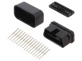 Carcasă OBD ABS Neagră 48,3x18x24,7mm