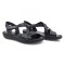 Sandale dama, Caspian, Cas-1116-T453, casual, piele naturala,negru