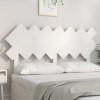 Gossi tablie de pat, alb, 141x3x80,5 cm, lemn masiv de pin