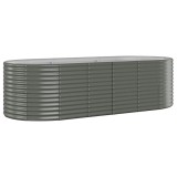 Cumpara ieftin Strat inaltat gradina 249x100x68 cm otel galvanizat