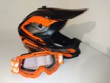 Cumpara ieftin Casca Moto Atv Cross Enduro Downhill + Ochelari 100% ,marimi disponibile S,M si L