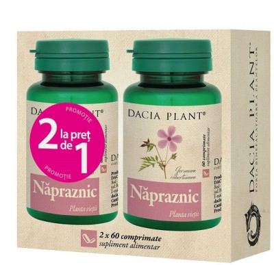 PACHET NAPRAZNIC 60cpr 1+1 (cadou) DACIA PLANT foto