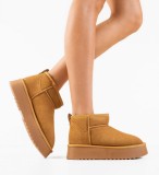 Cumpara ieftin Cizme tip Ug Nour Camel