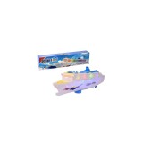 Vapor de croaziera interactiv cu lumini si sunete, 50 x 11 x 6 cm, alb, Lean 20483