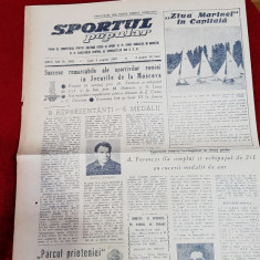 Ziar Sportul Popular 5 08 1957