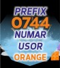 Numar Orange PREMIUM 07x7.498.488 - Usor de Memorat, VIP, Platina. Cartela SIM Orange, Activata, Neutilizata