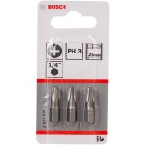 Bosch 2607001515 - Set capete de insurubare profil PH3 3 bucati