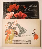 Vasilica Zidaru-Popa - Combinații de lasetă cu broderie artistică + Maria Paraschivoiu - Modele de broderie cu garnituri de dantelă