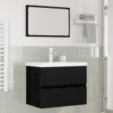vidaXL Set de mobilier pentru baie Pe perete 3 pcs stejar artizanal 3393506