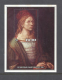 Zaire 1978 Painting Durer perf. sheet Mi.B21 MNH S.720, Nestampilat
