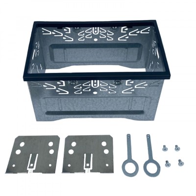 Cusca Carcasa Metalica 2DIN pentru Multimedia Universale MP5 - AD-BGRC2DIN foto