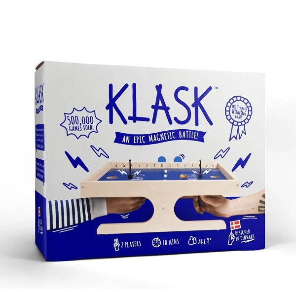 Joc magnetic de societate KLASK 2, pentru 2 jucatori