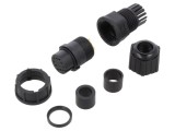 Conector circular mamă 10 pini IP67, 5A - Dimensiune C