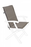Cumpara ieftin Set 2 perne scaun gradina textil maro 45x94x3 cm