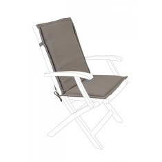 Set 2 perne scaun gradina textil maro 45x94x3 cm