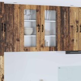 vidaXL Dulap de bucătărie Kalmar 2 pcs Lemn vechi 40 x 31 x 80 cm 884651