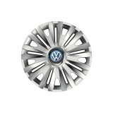 Cumpara ieftin Set 4 capace roti Cu Inel Cromat Royal R16 pentru gama auto Volkswagen, Autohelix MSA