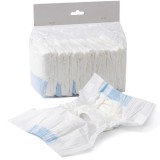 PawHut Scutece Cățele Mărimea M, 48 bucăți, Bandă Elastică, Absorbante, Impermeabile, Igienă Animale
