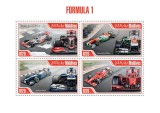 MALDIVE 2013 - Auto, Formula 1 /set complet MNH - bloc+colita ( 2 imagini), Nestampilat