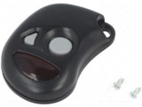 Carcasa Telecomanda Auto P-17 BK, 2 Butoane, ABS, Neagra, 38x54mm
