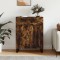 vidaXL Dulap, stejar fumuriu, 69,5x34x90 cm, lemn compozit 828009