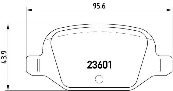 BREMBO P 23 064 PRIME LINE set placute frana,frana disc