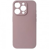 Husa silicon TPU Matte bej-roz pentru Apple iPhone 15 Pro