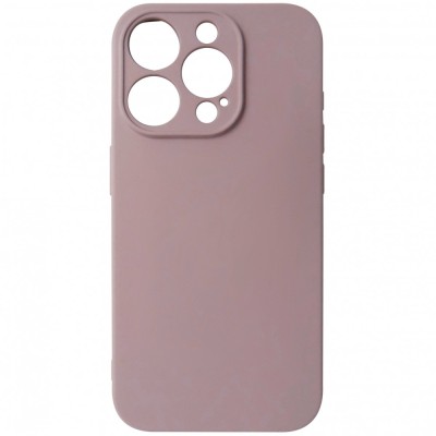 Husa silicon TPU Matte bej-roz pentru Apple iPhone 15 Pro foto