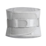 Centura lombara SERBY , curea dubla, material respirabil, Gri