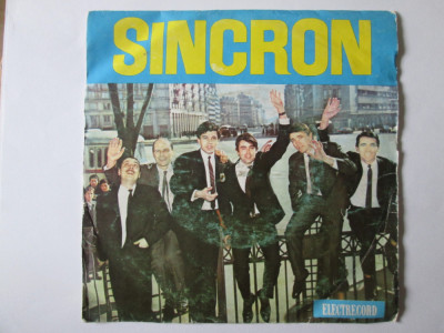 Vinil single 7&amp;#039;&amp;#039; Sincron:Wooly-Bully/Hippy Shake... 1966 foto