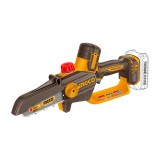 Fierastrau de mana INGCO CGSLI20561E, 20V, Brushless, lama 13cm / 5&rdquo;, ungere automata, lant 1/4&rdquo;, viteza 11m/s, 36 zale, acumulator 2Ah, incarcator si