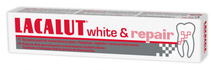 Lacalut white&amp;repair pasta dinti 75ml