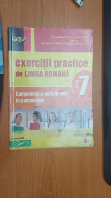 EXERCITII PRACTICE IN LIMBA ROMANA CLASA A VII A COMPETENTA SI PERFORMANTA RUSU foto