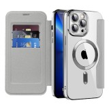Husa iPhone 13 Pro Asteroid GSM SmartMag Book Case, gri
