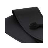 Husa Volan Umbrella cu Snur - Piele Naturala, Negru, 39-40 cm (Cusatura)
